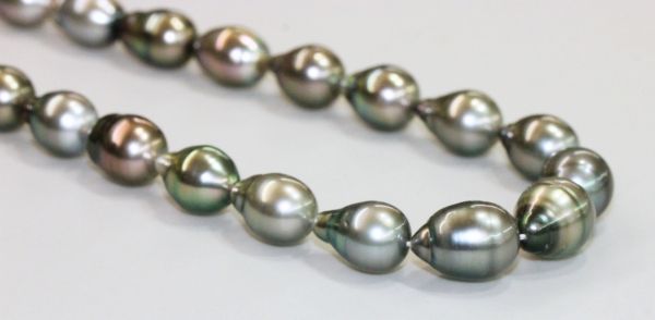Natural Color Tahitian Pearl Strand