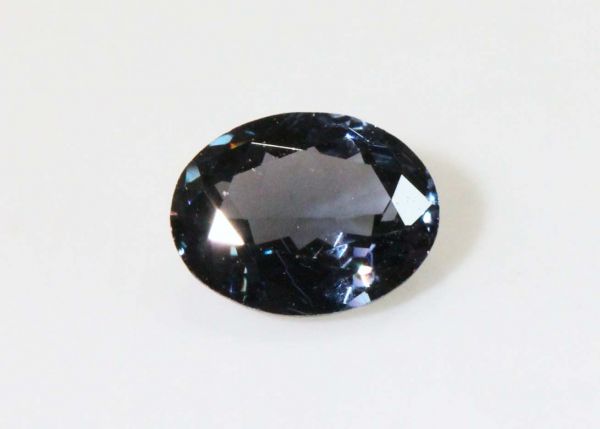 Spinel, Blue Grey Oval - 0.85 ct.