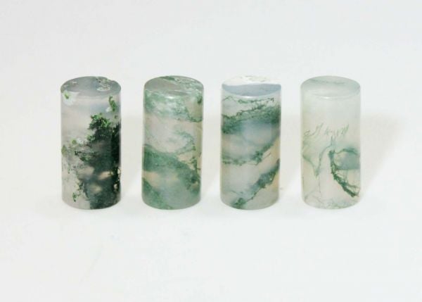 Moss Agate Cylinders