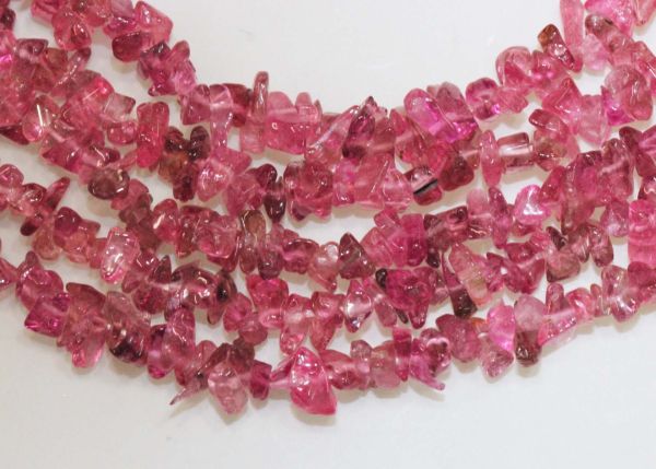 Tourmaline Pink Chips Strands