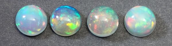 Ethiopian Opal Round Cabochons, 6mm - Regular Grade