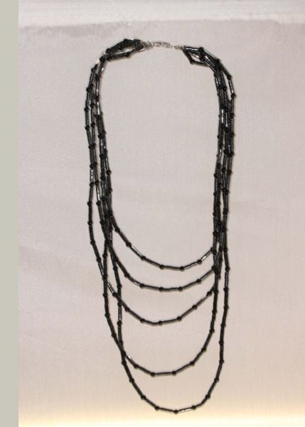Black Onyx & Hematite Necklace
