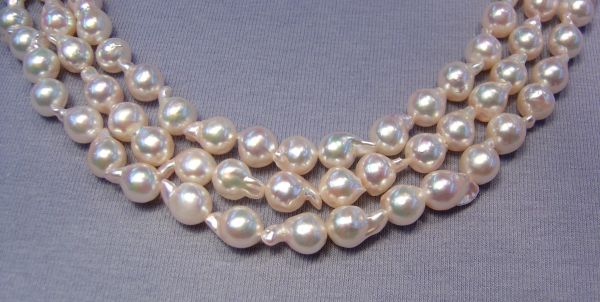 7-7.5mm baroque japanese pearls