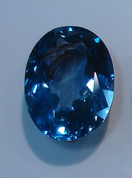 London Blue Topaz Faceted Oval - 15x20mm