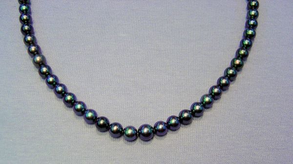 5-5.5mm Peacock Japanese Pearl Strands