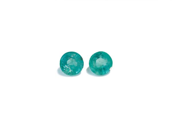 5mm emerald pair
