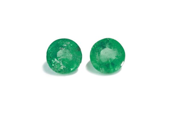 5mm emerald pair