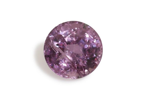 Pink Sapphire Faceted Round, 0.89 ct. - 5.3mm
