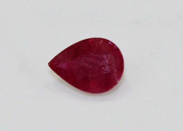 5x7mm Pear Ruby - 0.84 ct.