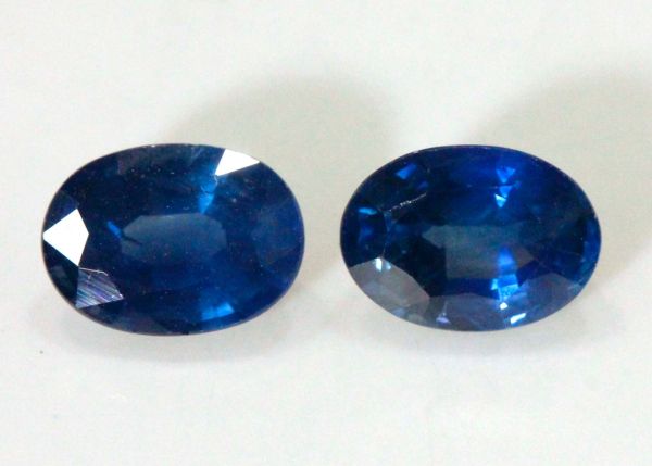 5x7mm Sapphire Pair