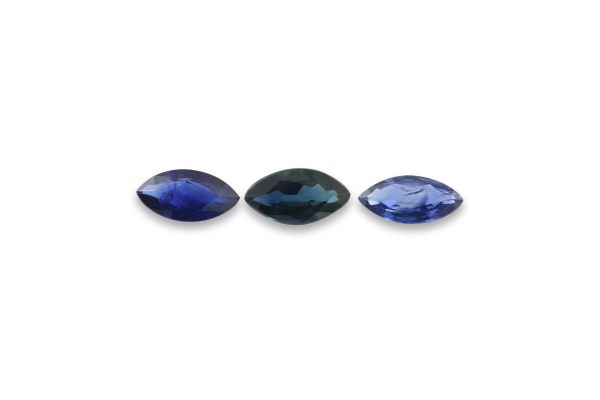 6.5 mm Long Blue Sapphire Faceted Marquise @ $50.00 / ct