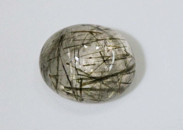 Quartz Crystal with Epidote Blades Cabochon - 16.01 cts.