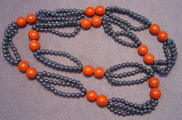 Hematite 3-Row Necklace