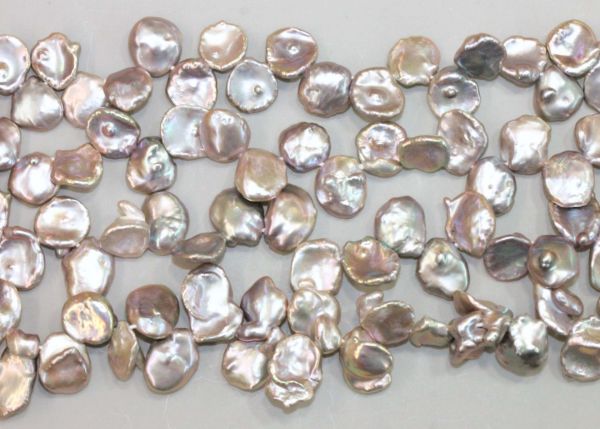 Grey 12-13mm Keshi Pearls