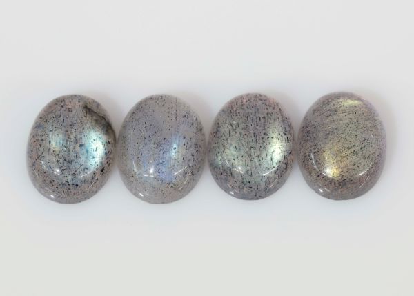 Natural Labradorite Oval Cabochons - 8x10mm