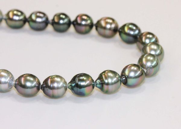 Natural Color Tahitian Pear Pearls 