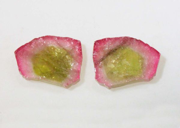 Watermelon Tourmaline,  8.06 cts. - Pair