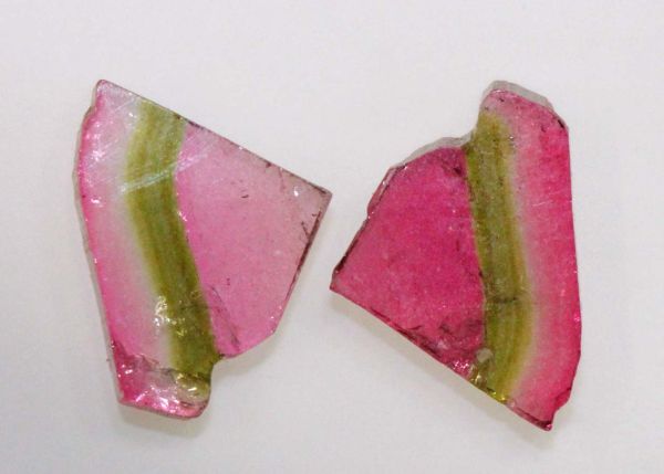 Watermelon Tourmaline, 9.15 cts. - Pair