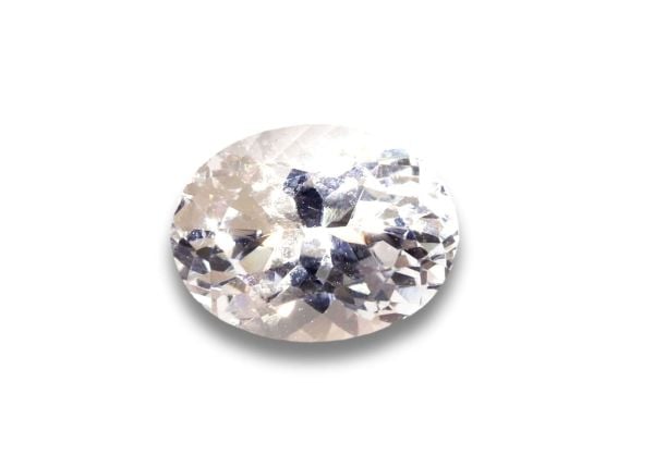 1.54 ct - Rare Danburite Faceted Oval - 6.6 x 8.7 mm