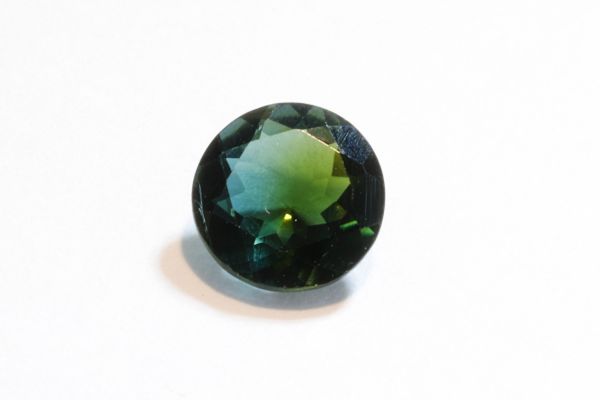 6.4mm Blue Faceted Tourmaline 1