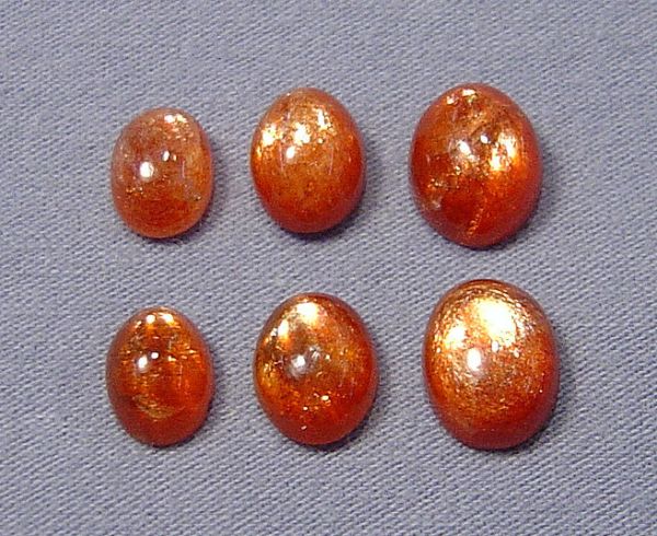 Sunstone Oval Cabochons