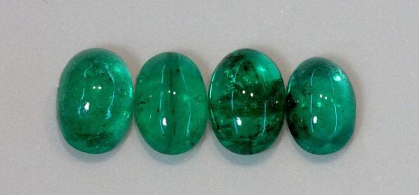 4x6mm Emerald Cabochons - Select Grade