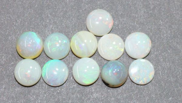 Opal 6mm Round Cabochons @ $30.00/ct.