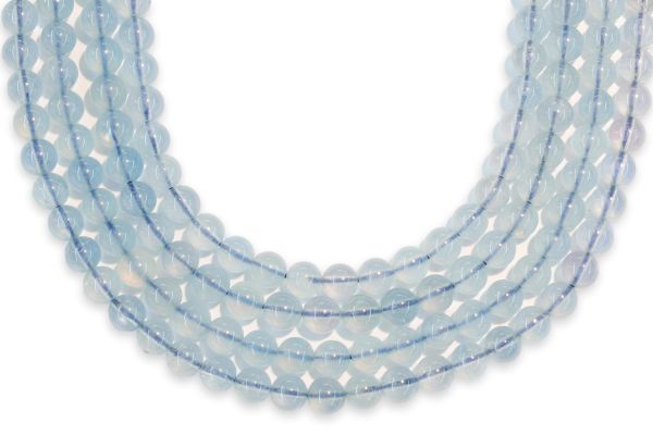 6mm Aquamarine Beads
