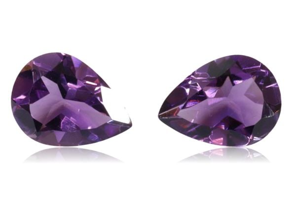 Wholesale Amethyst 6x8mm Pair