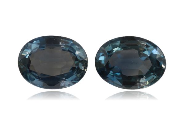 Sapphire Faceted Oval Pair, 3.11 cts. - 6x8mm