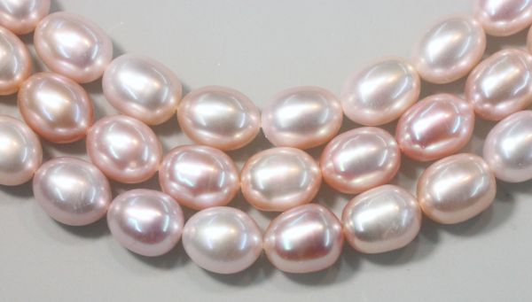 7-7.5mm Oval Natural Color Pearls @ $22.50 