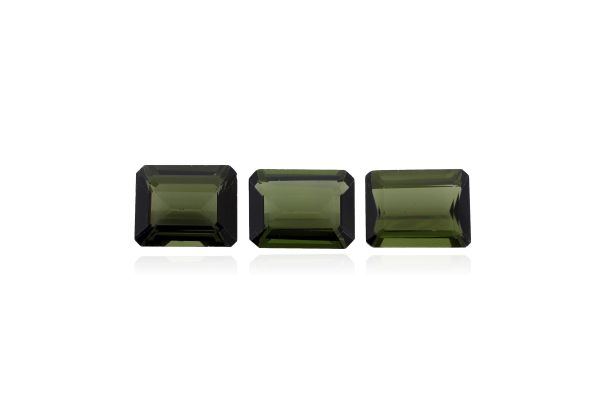 Wholesale 7 x 9 mm Green Tourmaline Octagon 