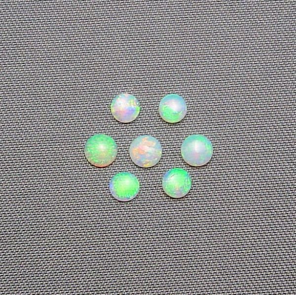 Opal 3.5mm Round Cabochons @ $60.00/ct.