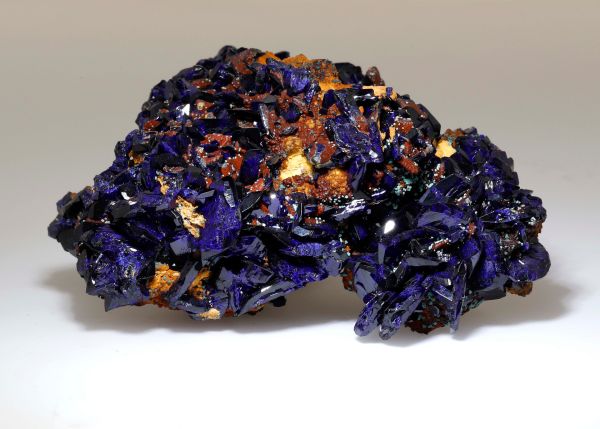 Azurite Specimen with Malachite Gyros