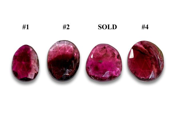 $45.00 Rose Cut Natural Tourmaline