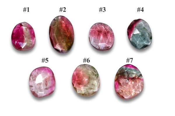 $27.00 Rose Cut Natural Tourmaline