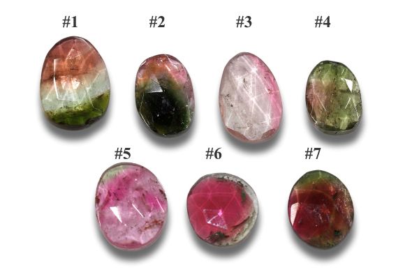 $30.00 Rose Cut Natural Tourmaline