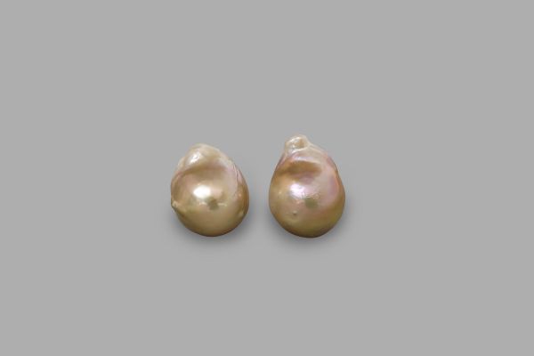 Wholesale Natural Color Fireball Pearl Pair