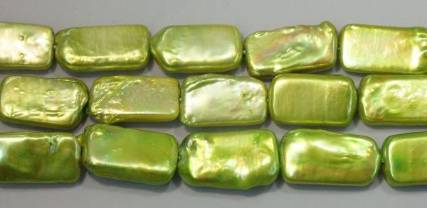 Pistachio Rectangle Pearls 