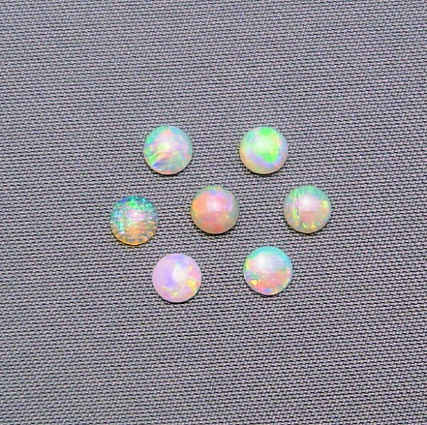 Opal 3.75mm Round Cabochons @ $40.00/ct.