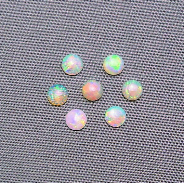 Opal Round Cabochons, @$40.00/ct. - 3.75mm