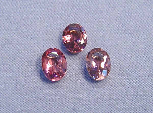 Tourmaline Pink Faceted Oval - 6x8mm $120/ct