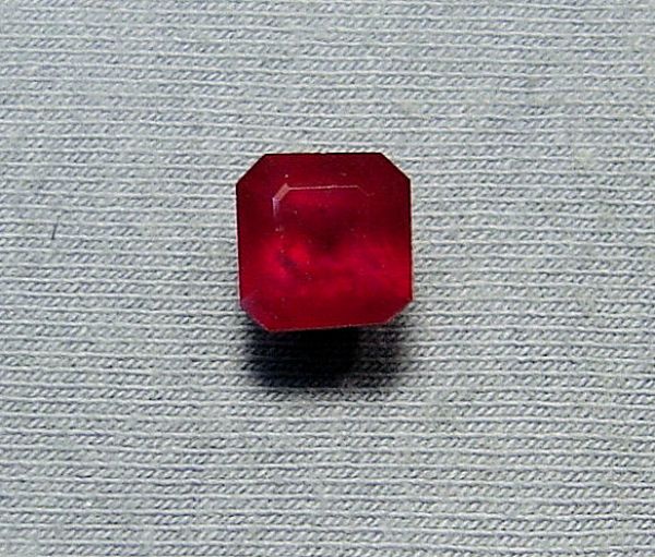 $29.50 Carat: Octagon Ruby - 3.84 cts.