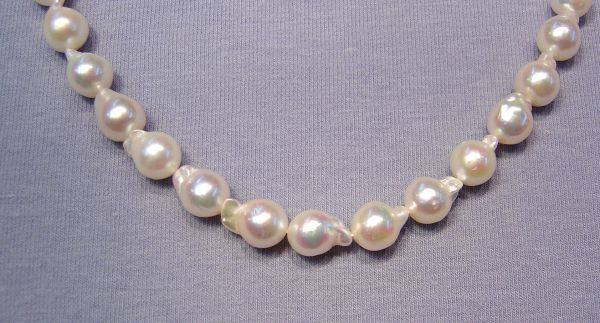 7.5-8mm Baroque Japanese Akoya Pearl Strands