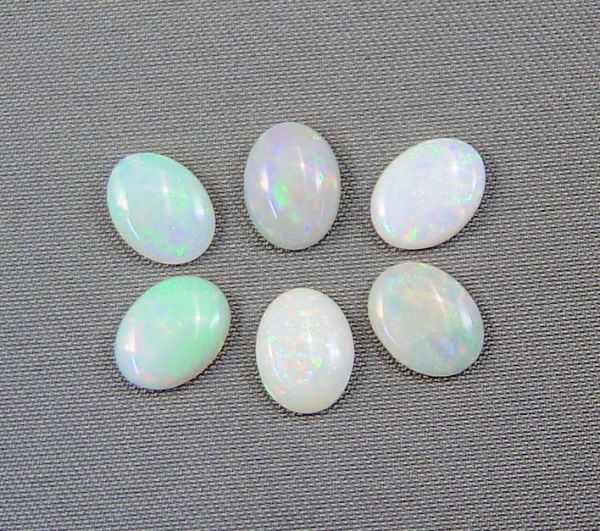 Australian Opal Oval Cabochons - 6x8mm