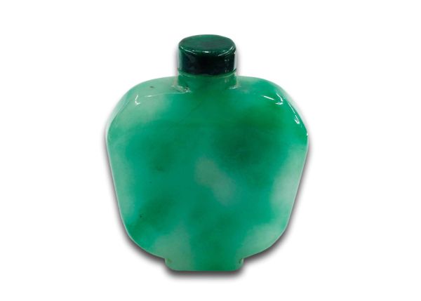 Vintage Natural Jadeite Snuff Bottle