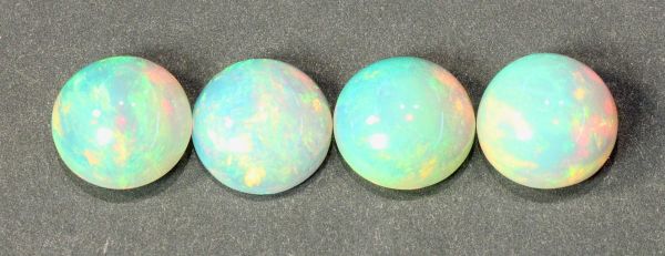 Welo Mine; Ethiopian Opal Round Cabochons  - 10mm 