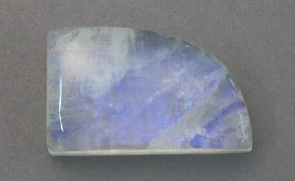 Rainbow Moonstone Peristerite Freeform Cabochon, 56.11 cts. - 19x31mm 
