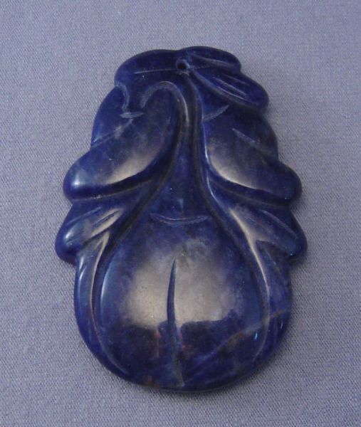 Sodalite Peach Pendant - 1 Drill Hole
