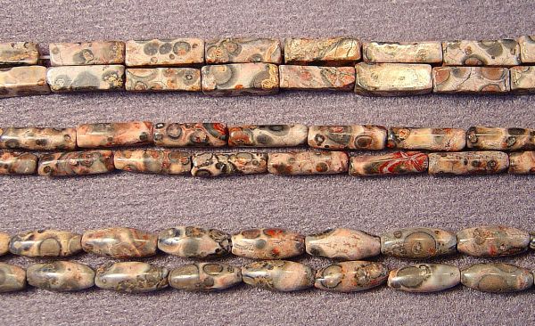 Leopardskin Jasper Beads - Shapes